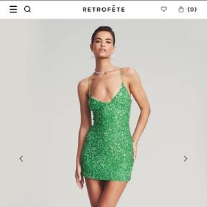 Retrofete Astrid Sequin Dress